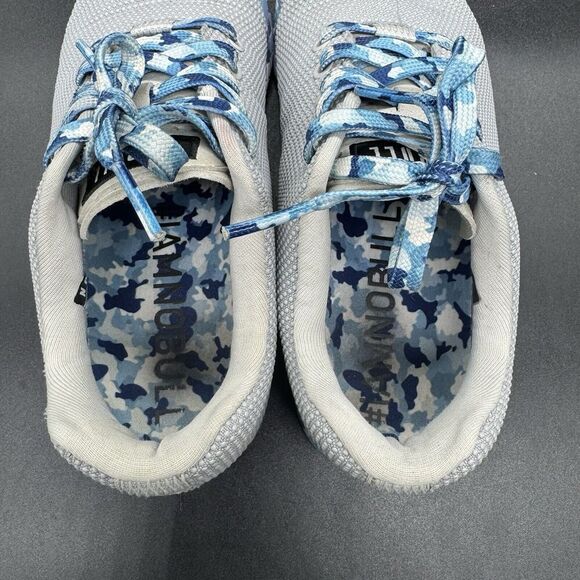 Nobull Blue Camo Outwork Trainer Shoes Men’s Size 7 Women’s 8.5 SuperFabric EUC - Picture 6 of 9